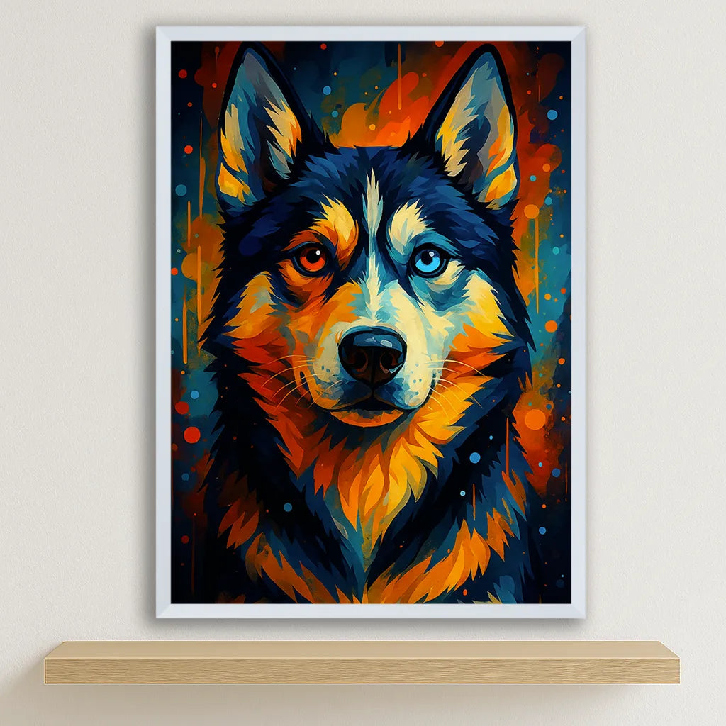 Quadri stampe d'autore Husky PopBurst | Incorniciamoci