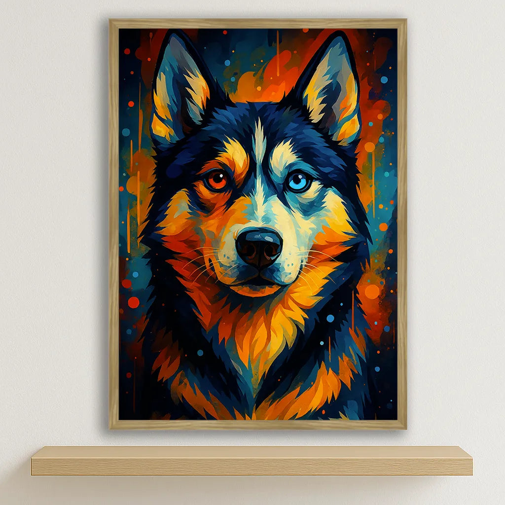 Quadri stampe d'autore Husky PopBurst | Incorniciamoci