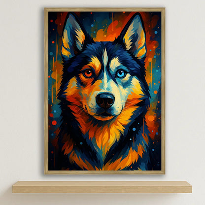 Quadri stampe d'autore Husky PopBurst | Incorniciamoci
