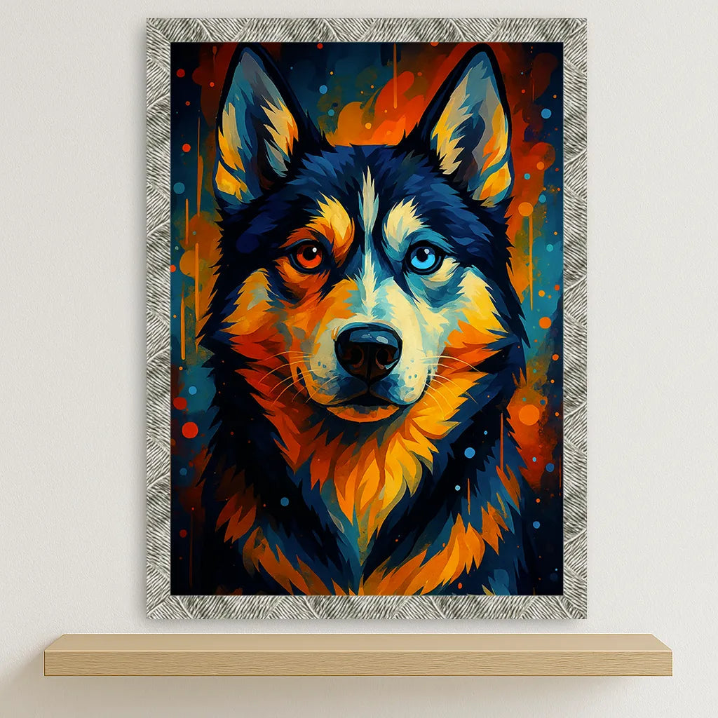 Quadri stampe d'autore Husky PopBurst | Incorniciamoci