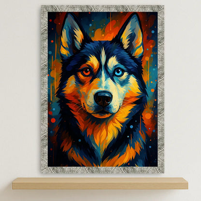 Quadri stampe d'autore Husky PopBurst | Incorniciamoci