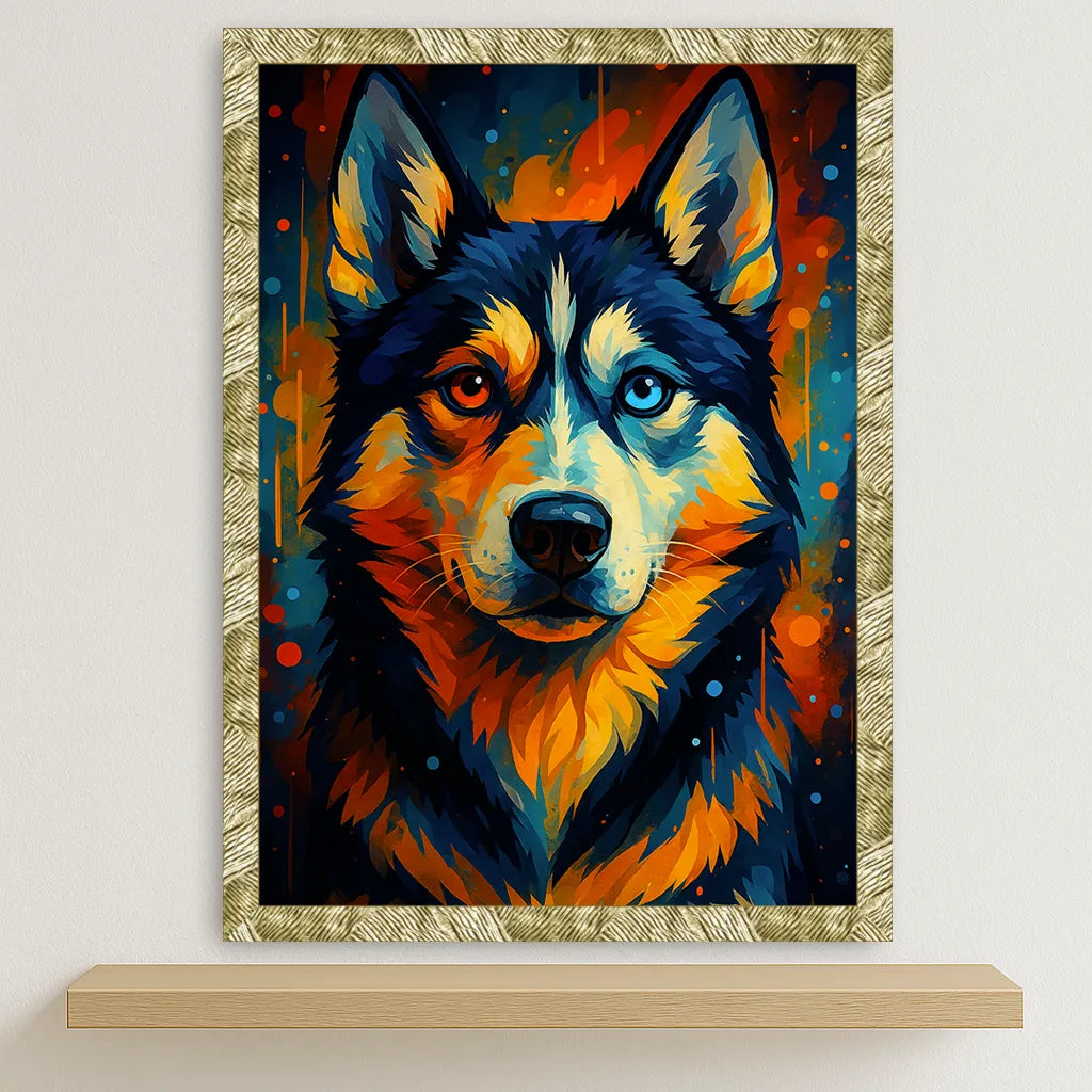 Quadri stampe d'autore Husky PopBurst | Incorniciamoci