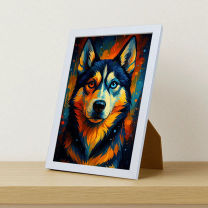 Quadri stampe d'autore Husky PopBurst | Incorniciamoci