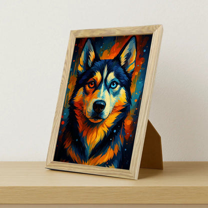 Quadri stampe d'autore Husky PopBurst | Incorniciamoci