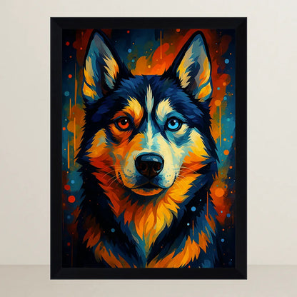 Quadri stampe d'autore Husky PopBurst | Incorniciamoci