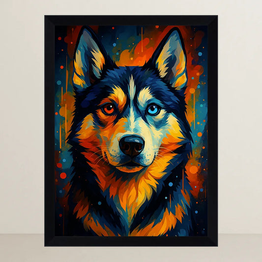 Quadri stampe d'autore Husky PopBurst | Incorniciamoci