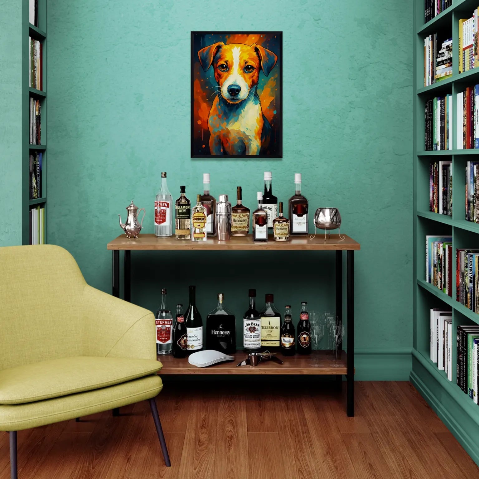 Quadri stampe d'autore Jack Russell PopBurst | Incorniciamoci