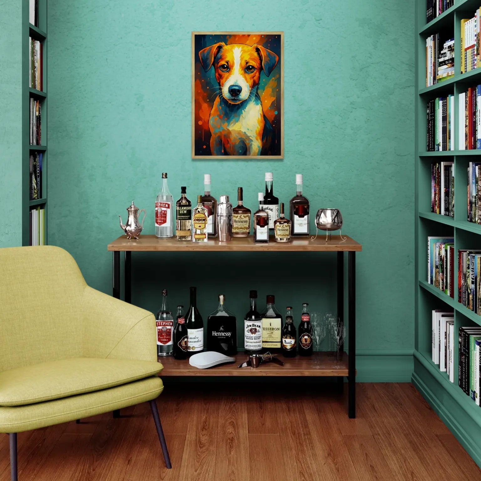 Quadri stampe d'autore Jack Russell PopBurst | Incorniciamoci