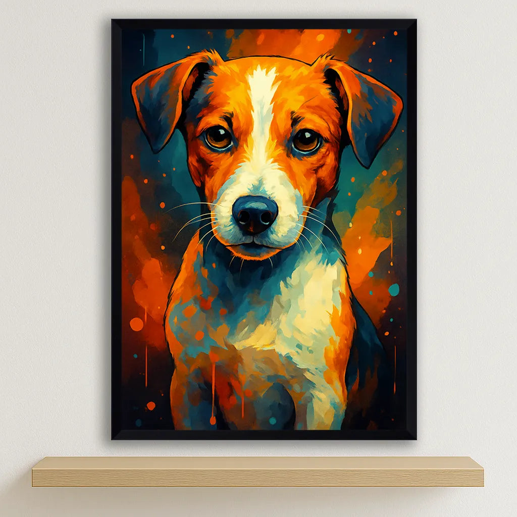 Quadri stampe d'autore Jack Russell PopBurst | Incorniciamoci