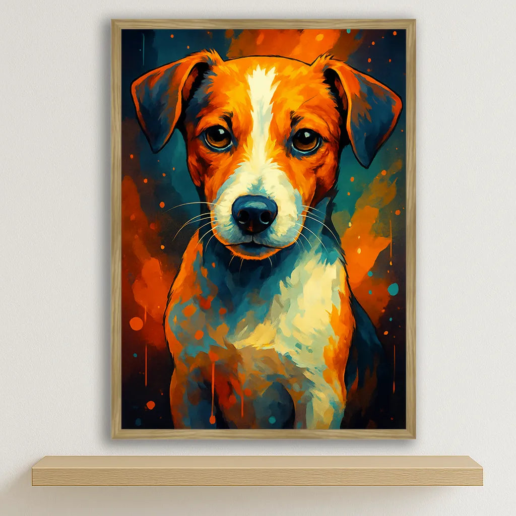 Quadri stampe d'autore Jack Russell PopBurst | Incorniciamoci