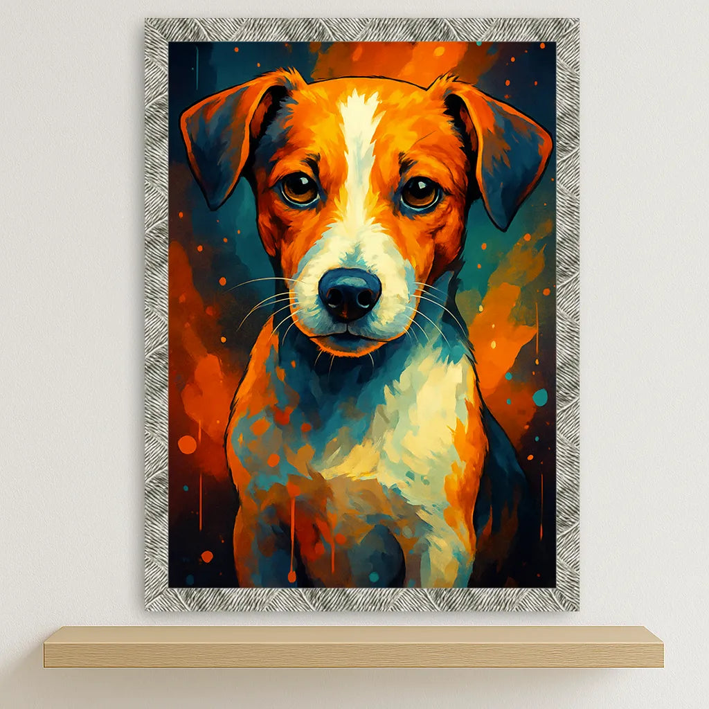 Quadri stampe d'autore Jack Russell PopBurst | Incorniciamoci
