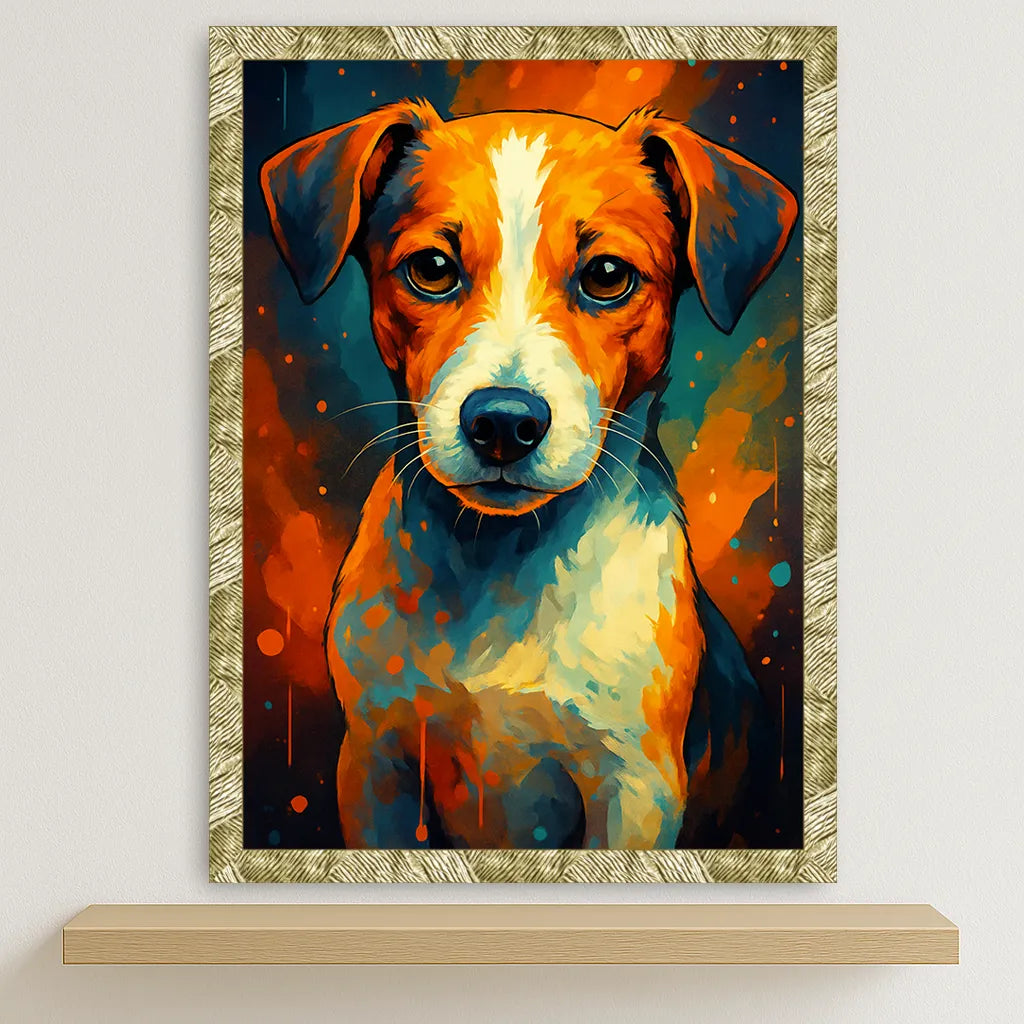 Quadri stampe d'autore Jack Russell PopBurst | Incorniciamoci