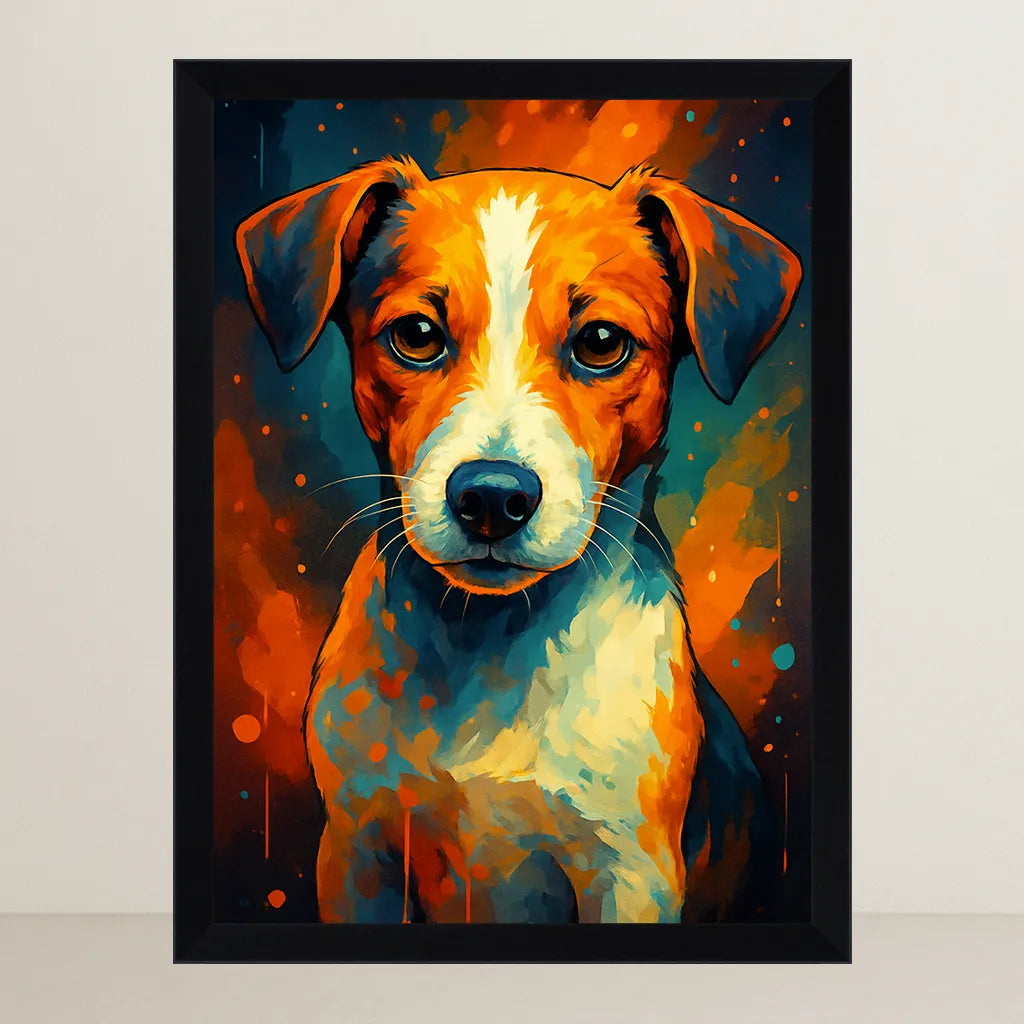 Quadri stampe d'autore Jack Russell PopBurst | Incorniciamoci