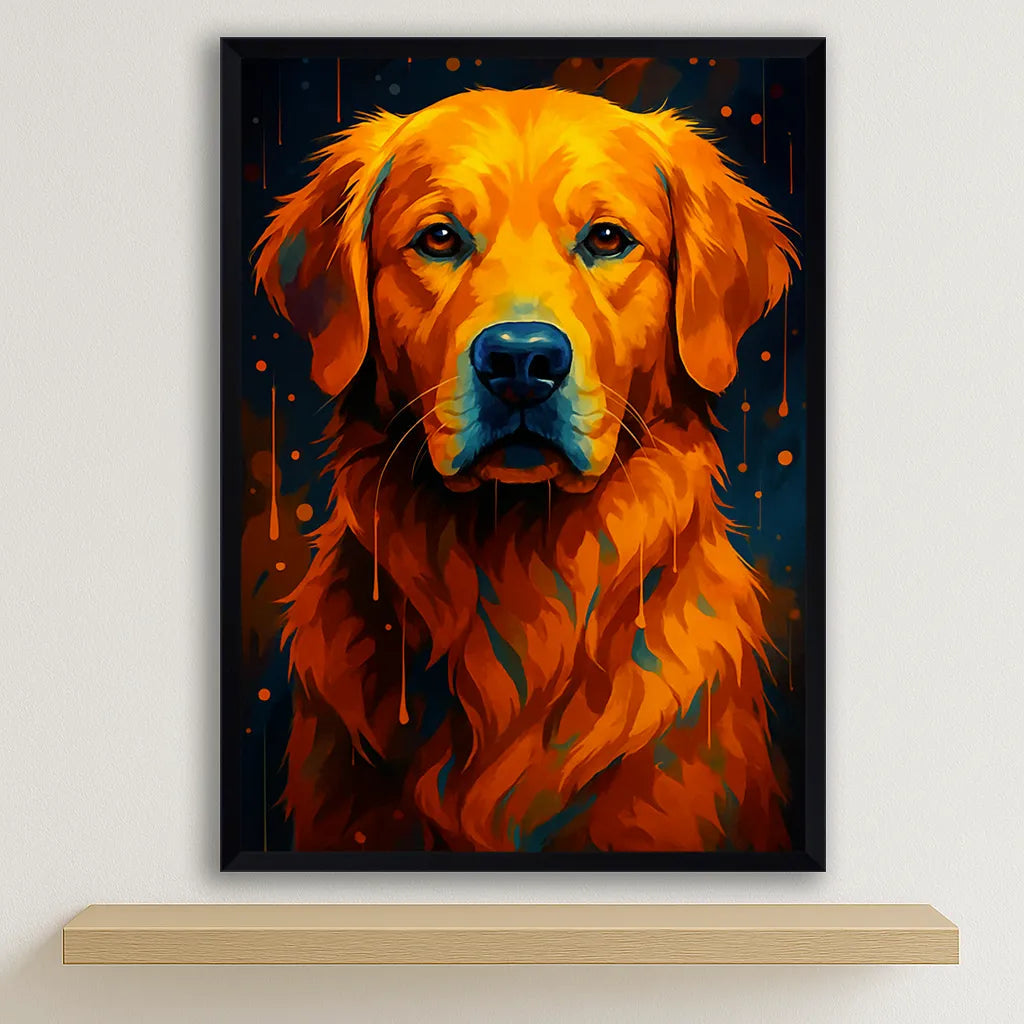 Quadri stampe d'autore Labrador PopBurst | Incorniciamoci