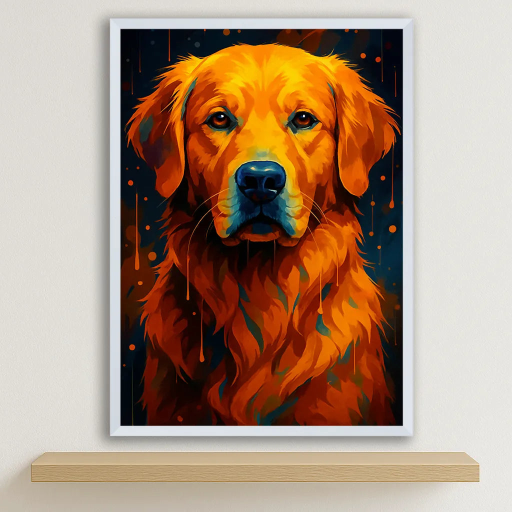 Quadri stampe d'autore Labrador PopBurst | Incorniciamoci