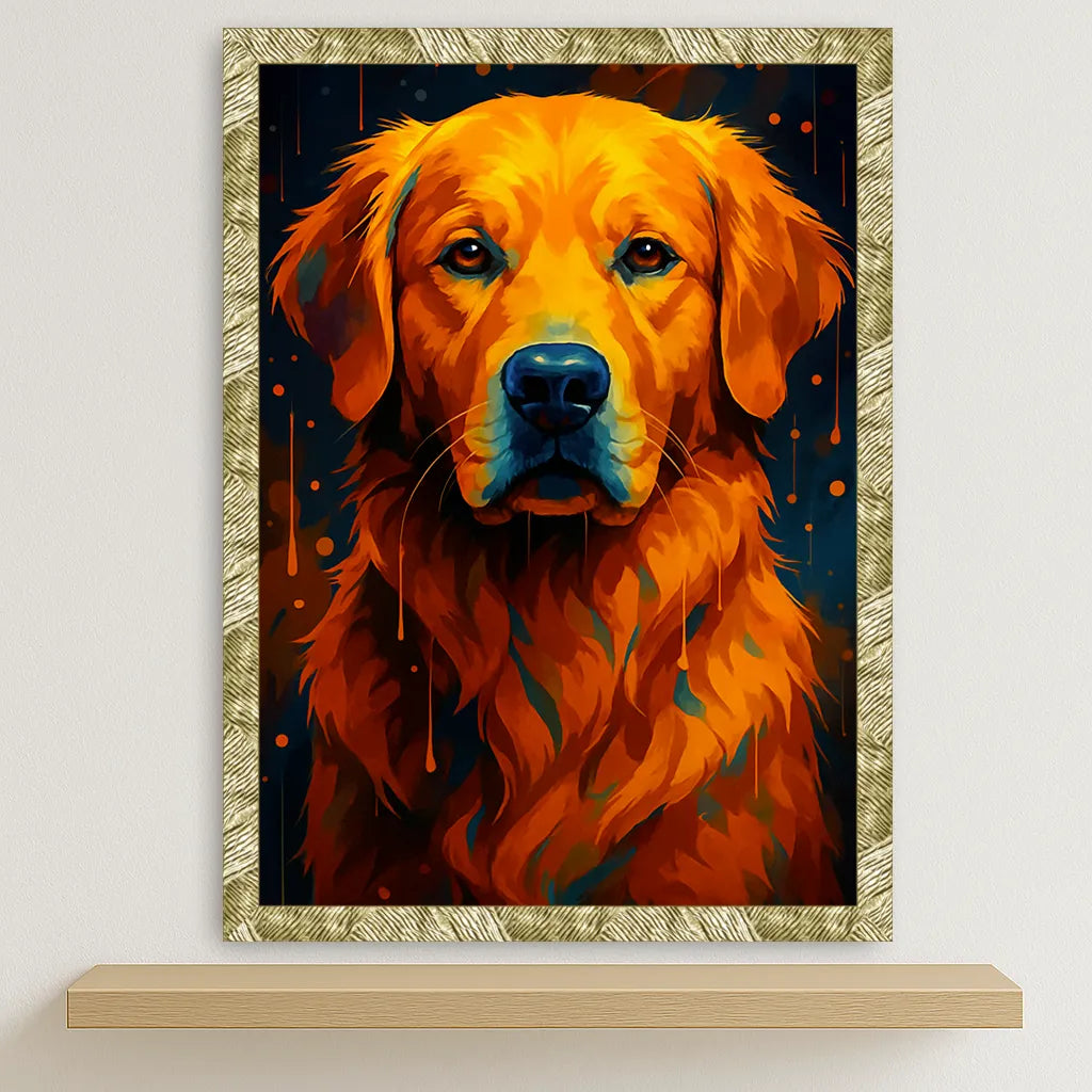 Quadri stampe d'autore Labrador PopBurst | Incorniciamoci