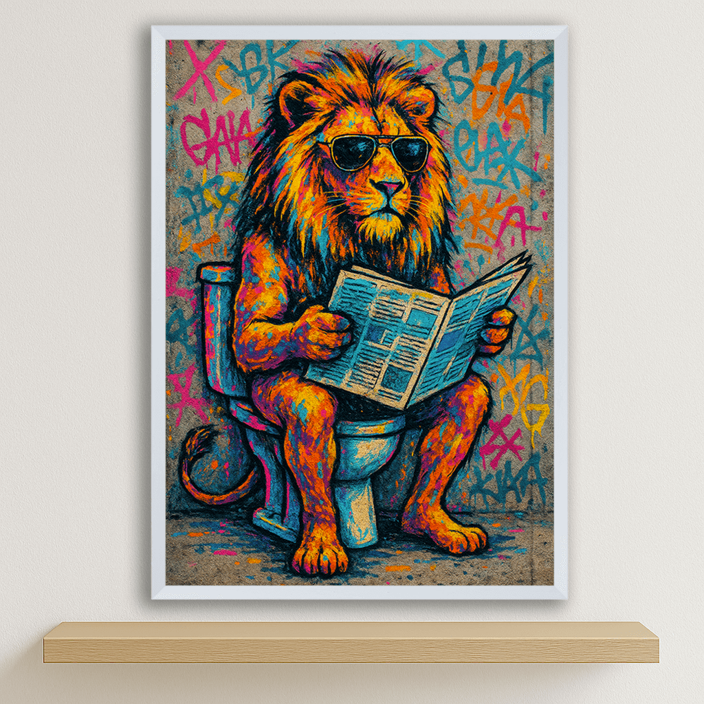 Quadri stampe d'autore Leone WC | Incorniciamoci