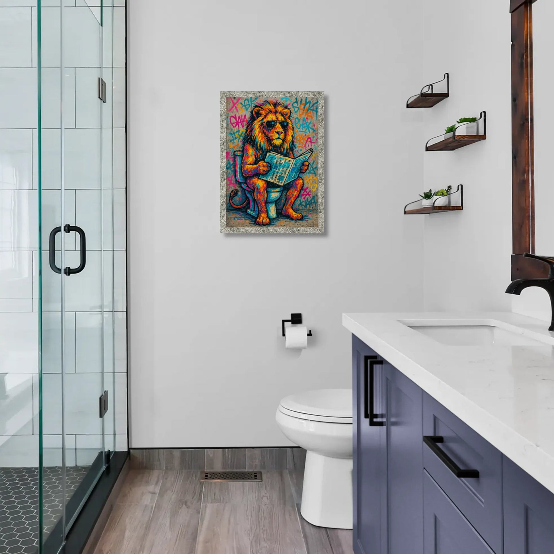 Quadri stampe d'autore Leone WC | Incorniciamoci