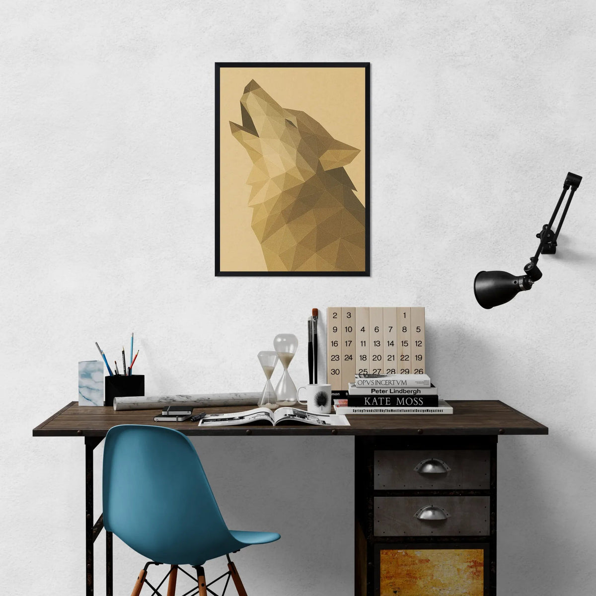 Quadri stampe d'autore Lupo Poly Art | Incorniciamoci