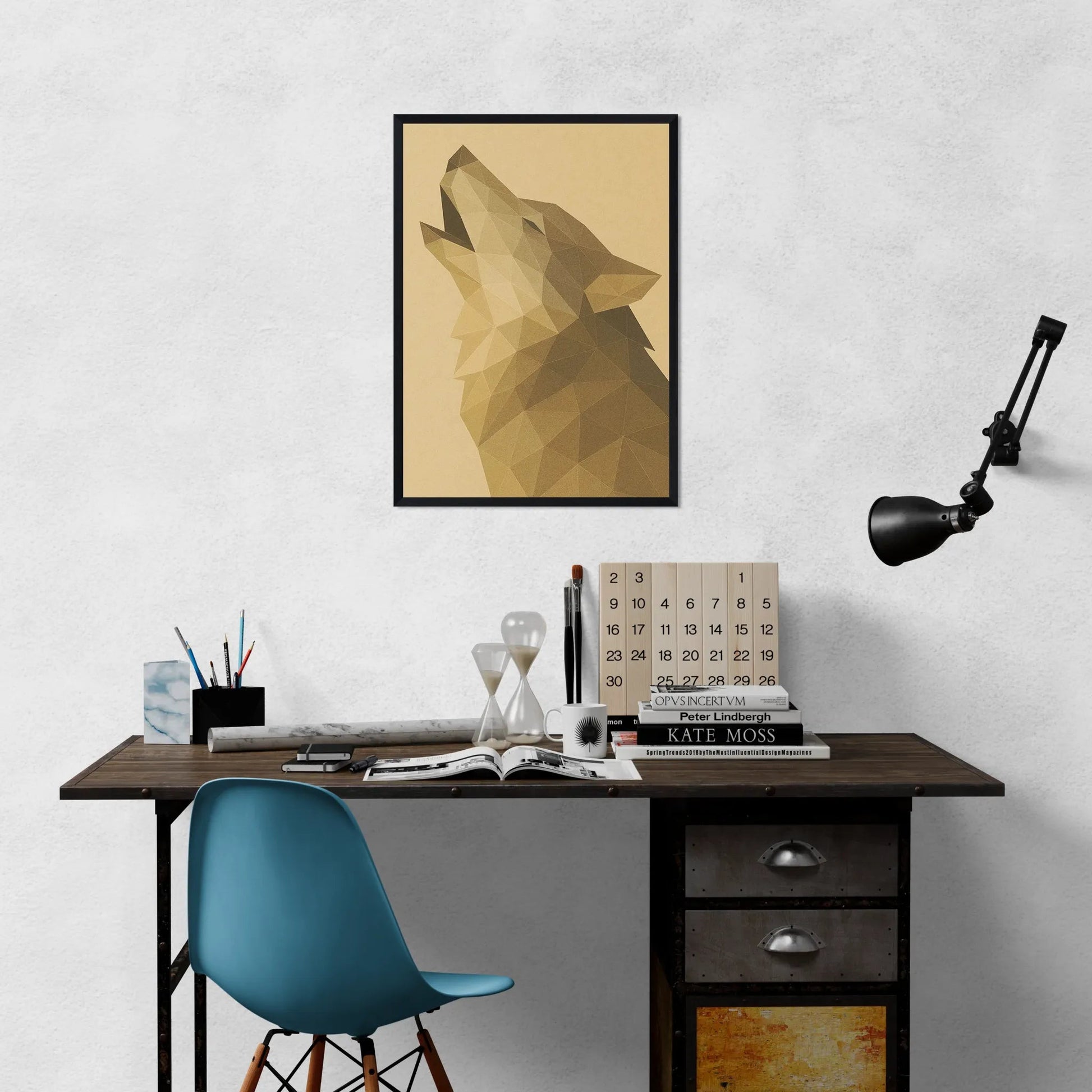 Quadri stampe d'autore Lupo Poly Art | Incorniciamoci