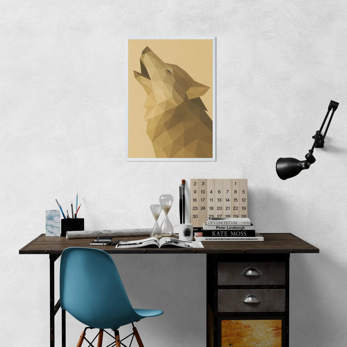 Quadri stampe d'autore Lupo Poly Art | Incorniciamoci