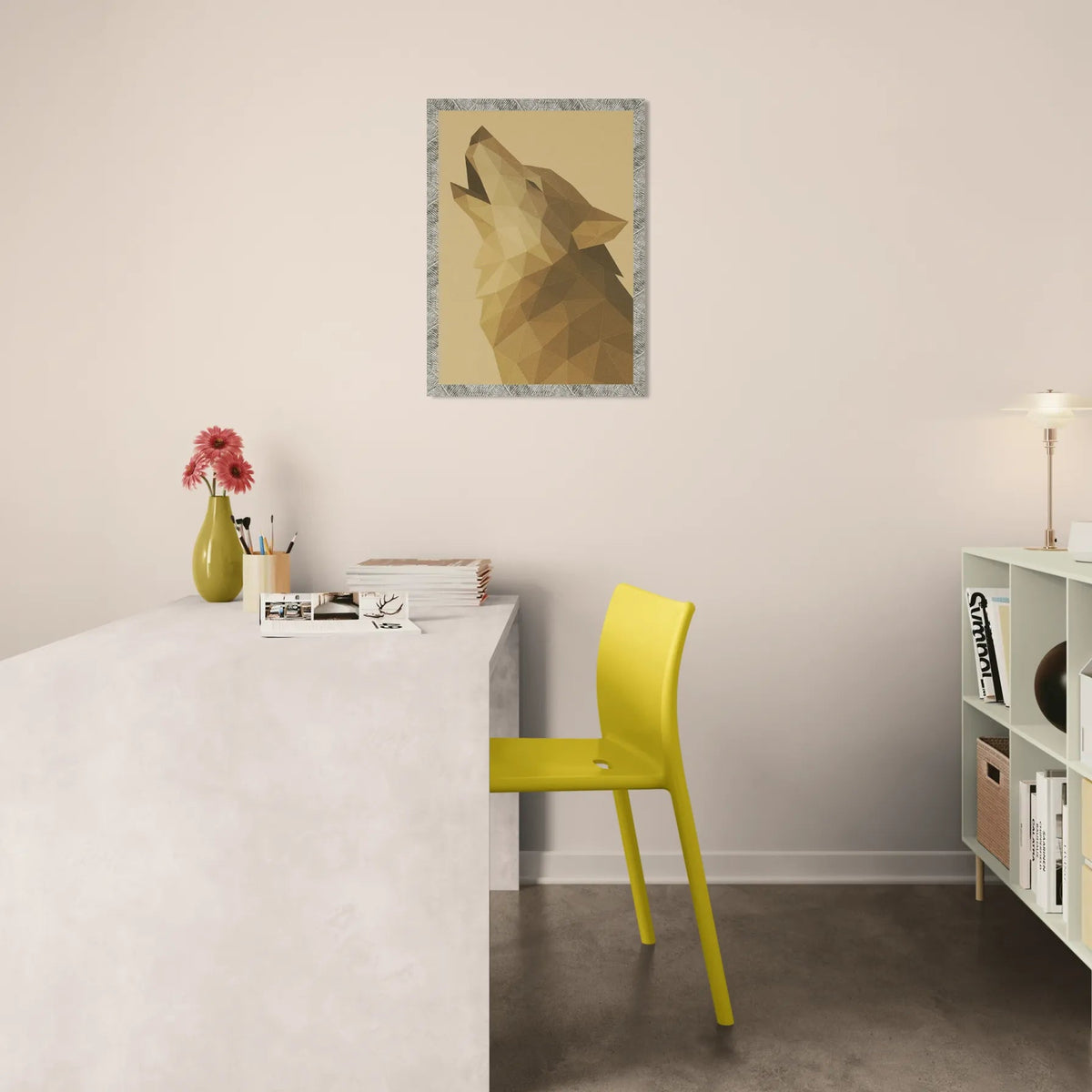 Quadri stampe d'autore Lupo Poly Art | Incorniciamoci