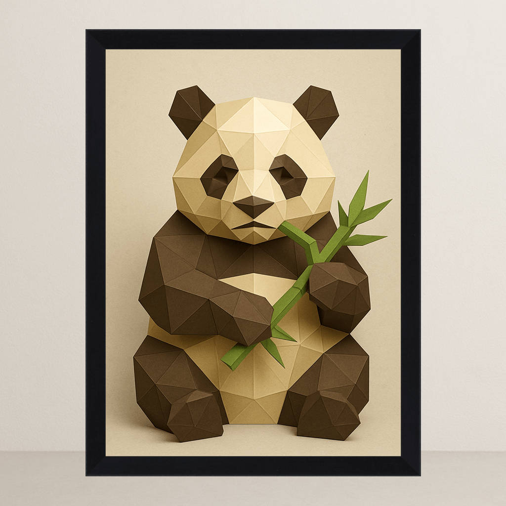 Quadri stampe d'autore Panda Poly Art | Incorniciamoci