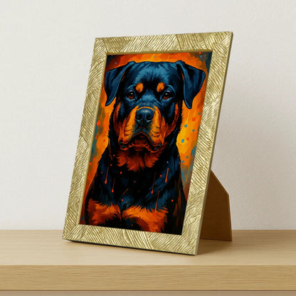 Quadri stampe d'autore Rottweiler PopBurst | Incorniciamoci