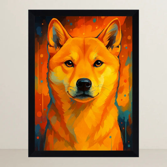 Quadri stampe d'autore Shiba Inu PopBurst | Incorniciamoci