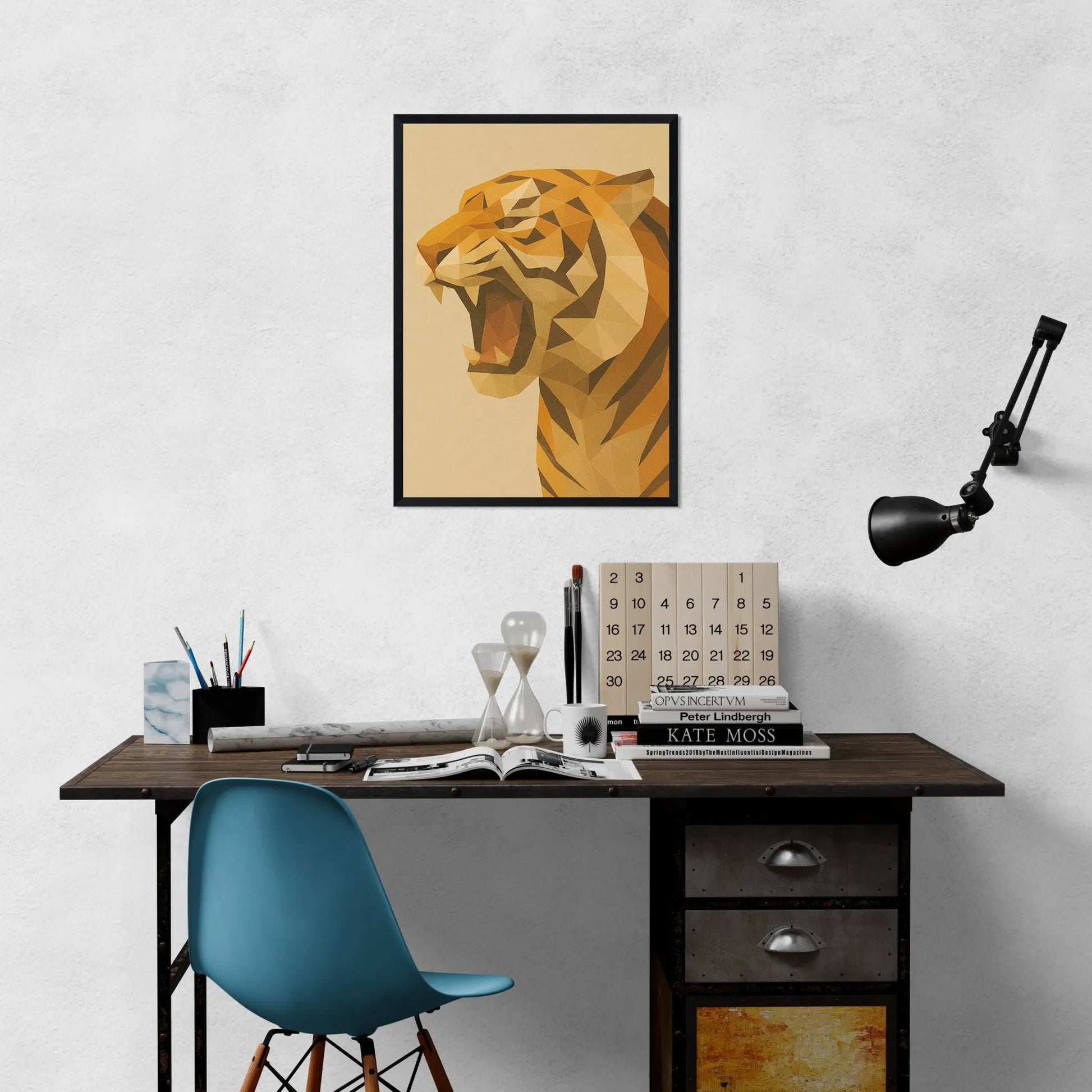 Quadri stampe d'autore Tigre Poly Art | Incorniciamoci