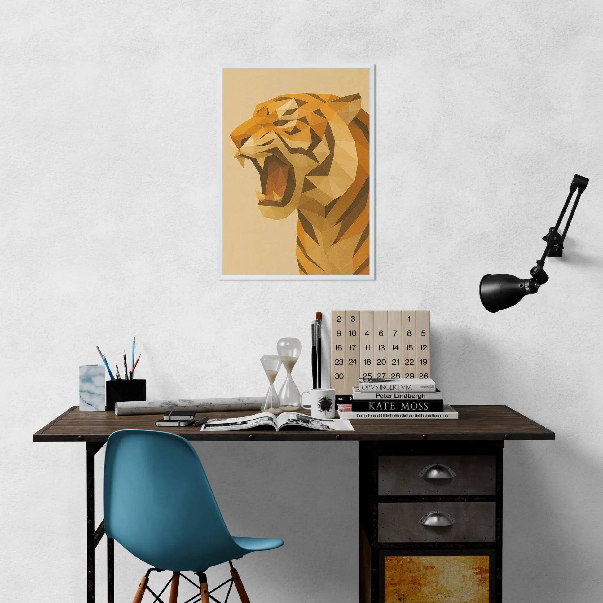 Quadri stampe d'autore Tigre Poly Art | Incorniciamoci