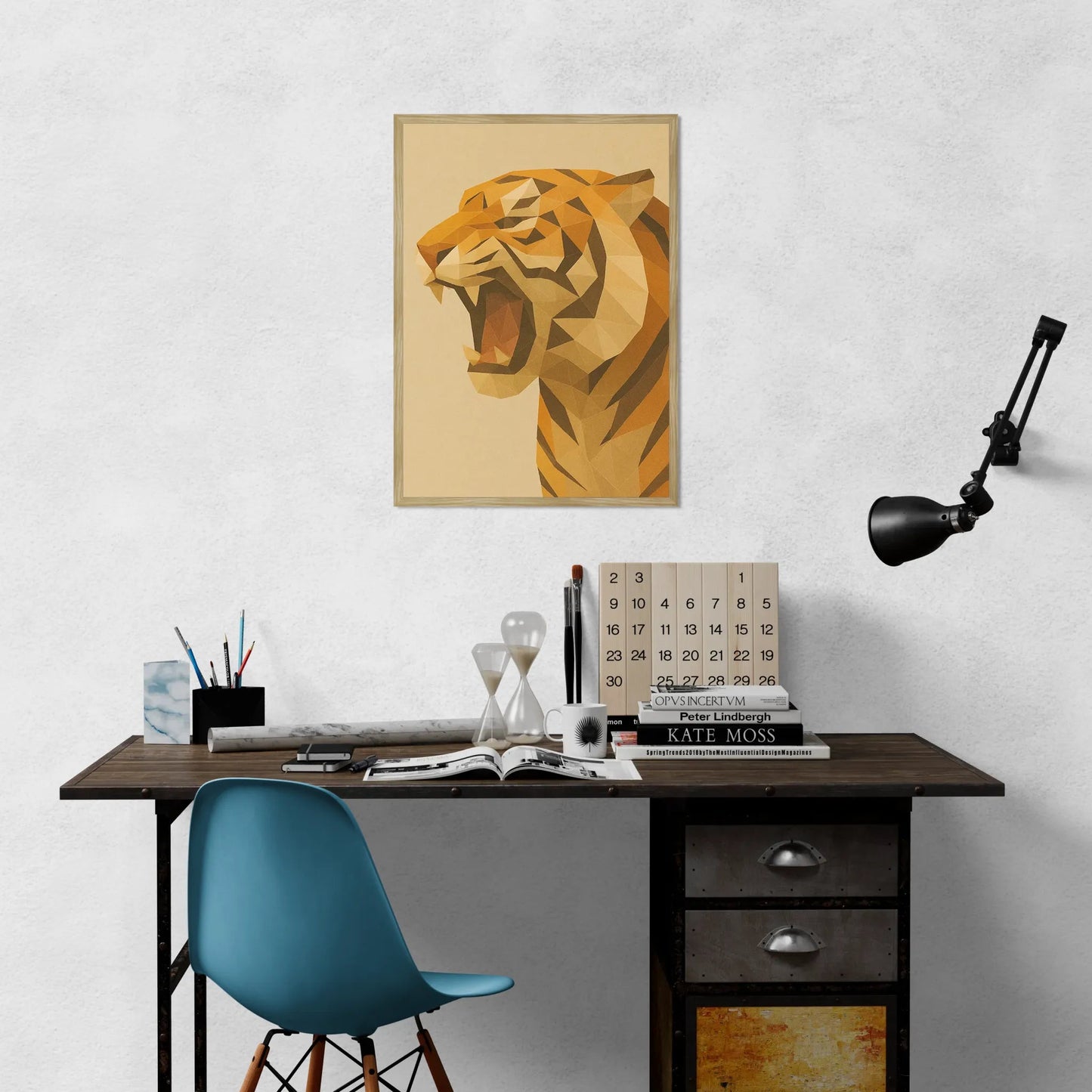 Quadri stampe d'autore Tigre Poly Art | Incorniciamoci