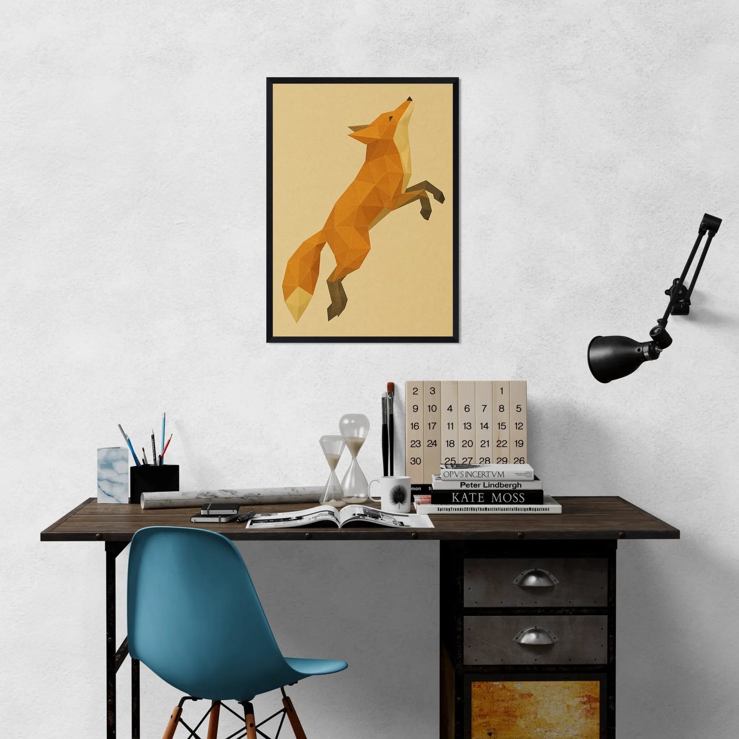 Quadri stampe d'autore Volpe Poly Art | Incorniciamoci