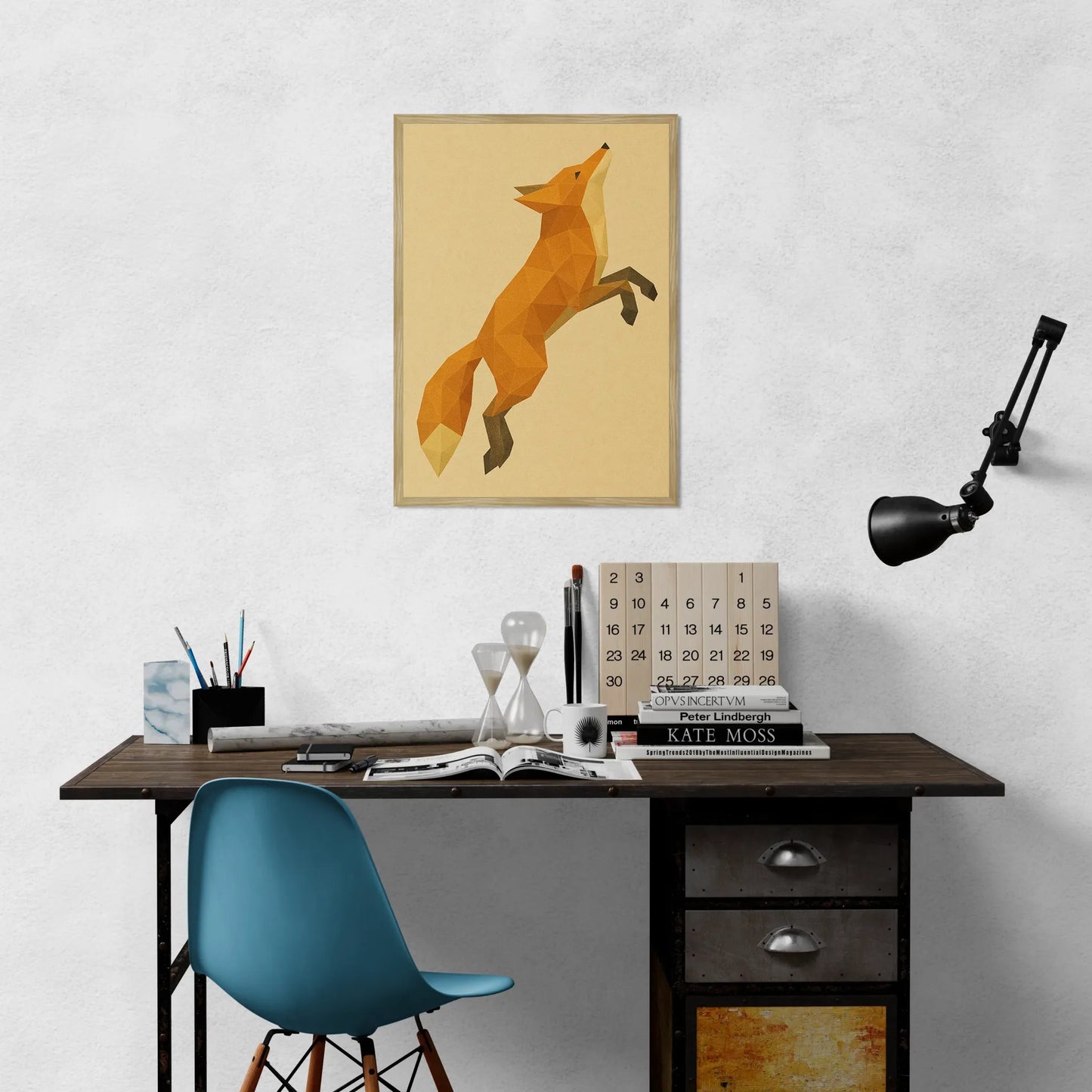 Quadri stampe d'autore Volpe Poly Art | Incorniciamoci