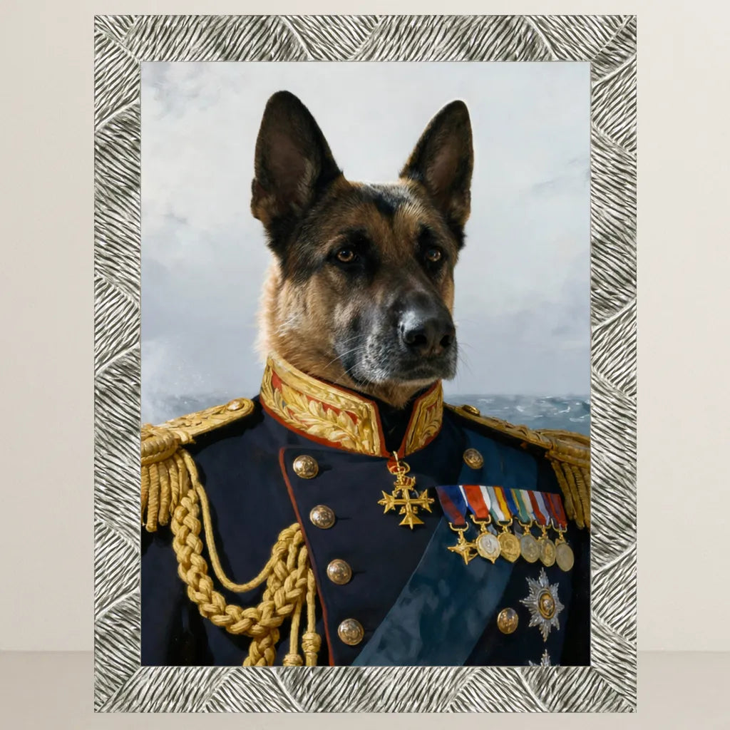 Ritratto pets L'Ammiraglio | Incorniciamoci