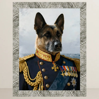 Ritratto pets L'Ammiraglio | Incorniciamoci