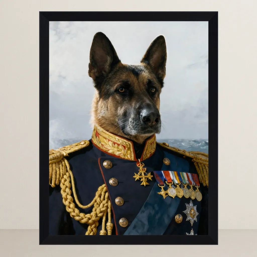 Ritratto pets L'Ammiraglio | Incorniciamoci