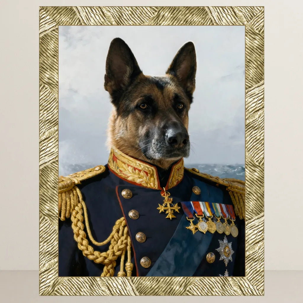 Ritratto pets L'Ammiraglio | Incorniciamoci