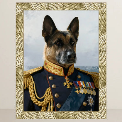 Ritratto pets L'Ammiraglio | Incorniciamoci