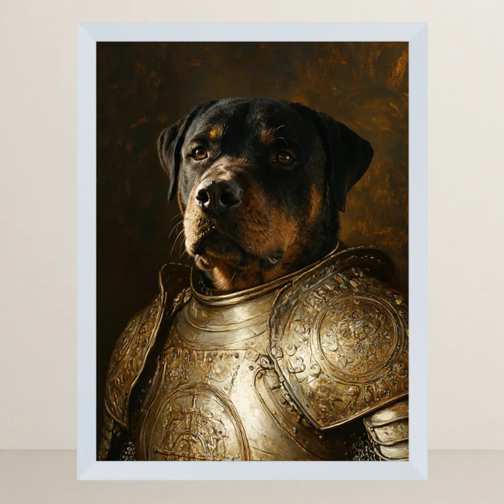 Ritratto pets il Cavaliere d'Oro | Incorniciamoci