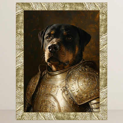 Ritratto pets il Cavaliere d'Oro | Incorniciamoci