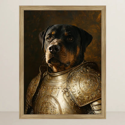 Ritratto pets il Cavaliere d'Oro | Incorniciamoci