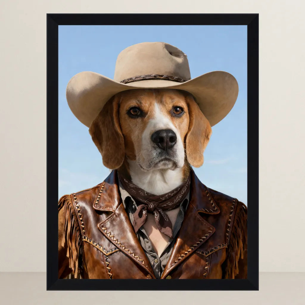 Ritratto pets Cow Girl | Incorniciamoci