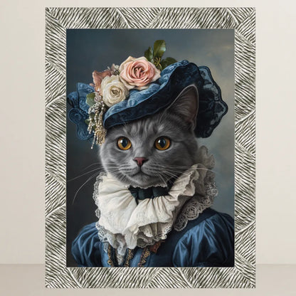 Ritratto pets La Dama con Cappello | Incorniciamoci