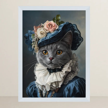 Ritratto pets La Dama con Cappello | Incorniciamoci