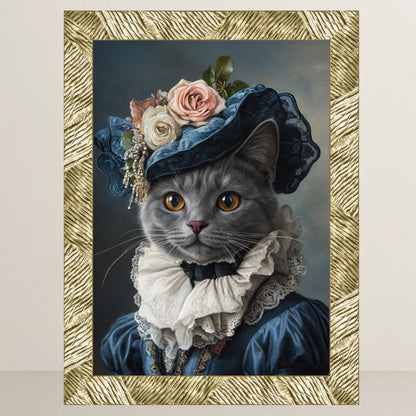 Ritratto pets La Dama con Cappello | Incorniciamoci