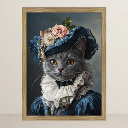 Ritratto pets La Dama con Cappello | Incorniciamoci