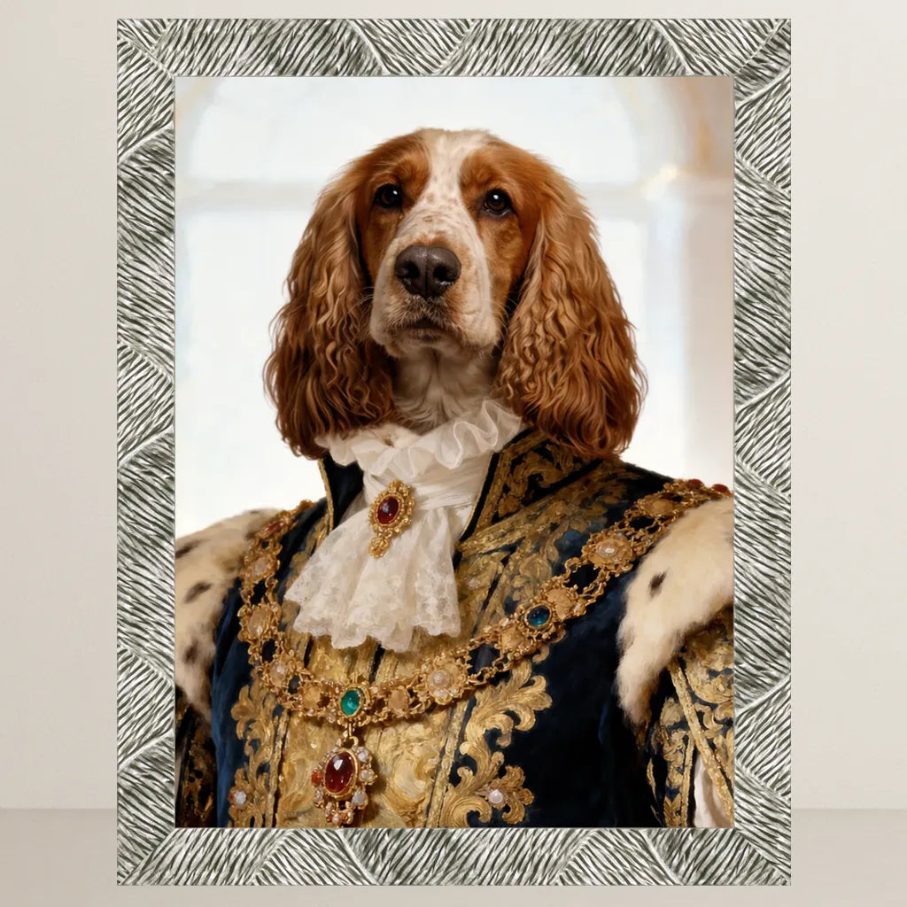 Ritratto pets Il Re | Incorniciamoci