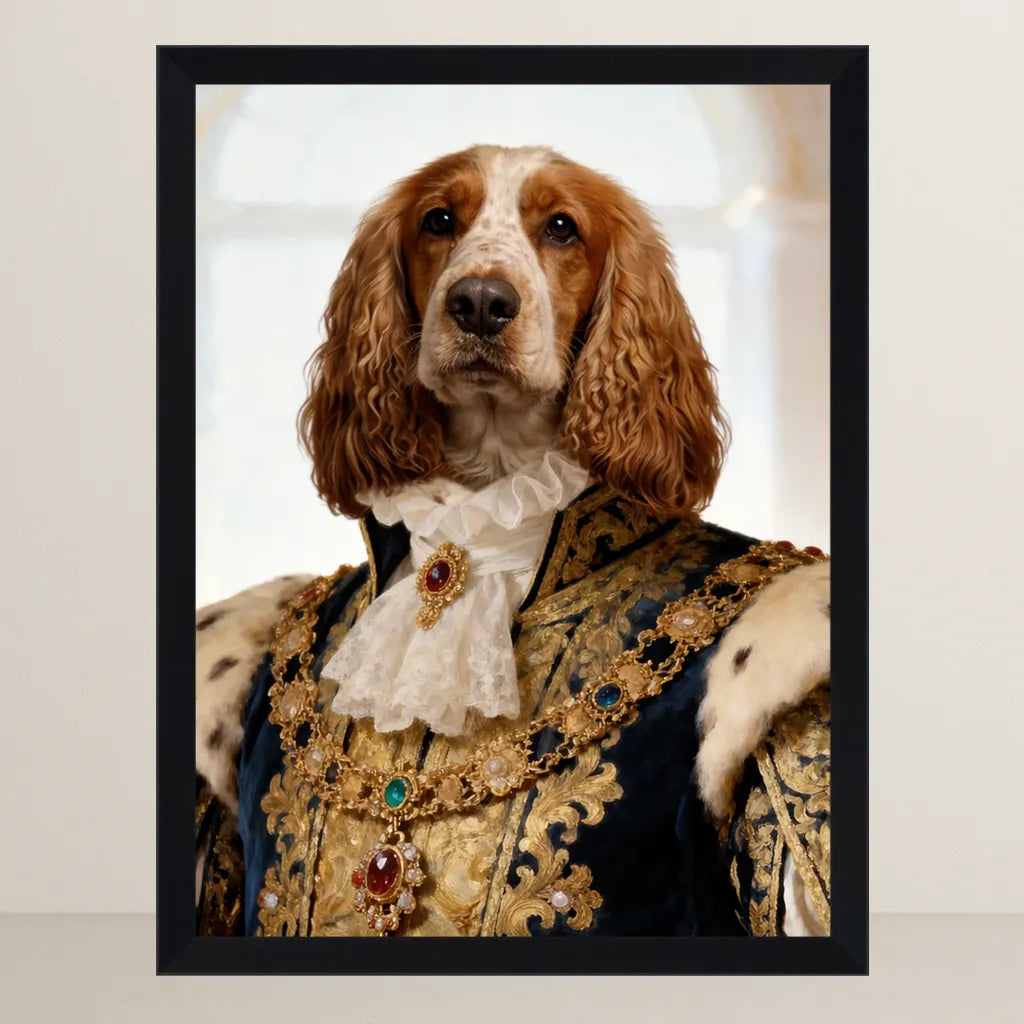 Ritratto pets Il Re | Incorniciamoci