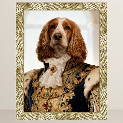 Ritratto pets Il Re | Incorniciamoci